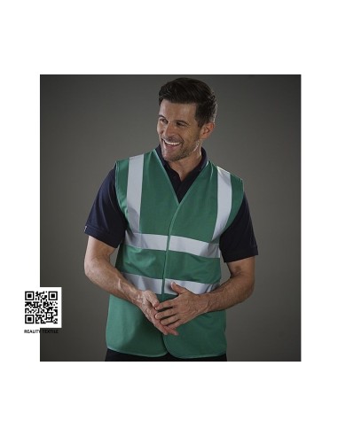 YOK-HVW100-Hi-Vis 2 Bands et Braces Waistcoat